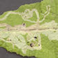Mine in top surface of leaf - enlarged